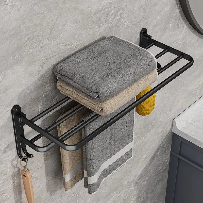 Matte Black Towel Holder