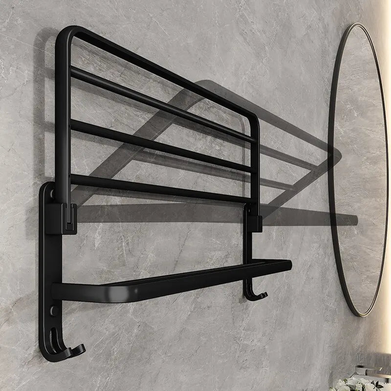 Matte Black Towel Holder