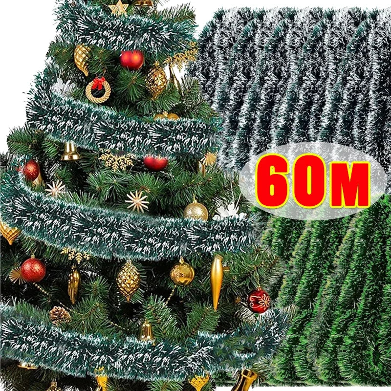 Christmas Tinsel decor