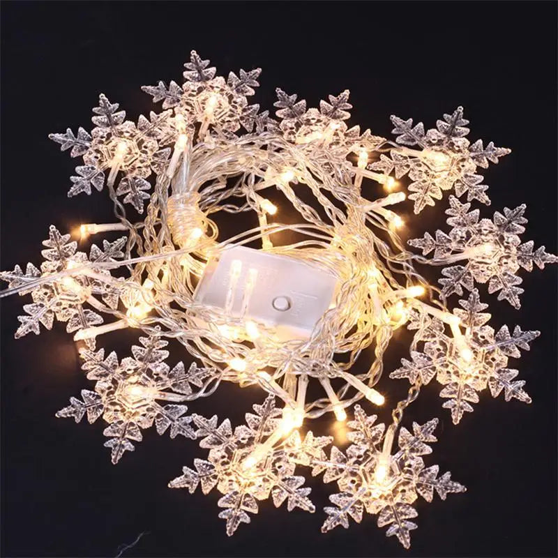 Snowflake curtain LED lights